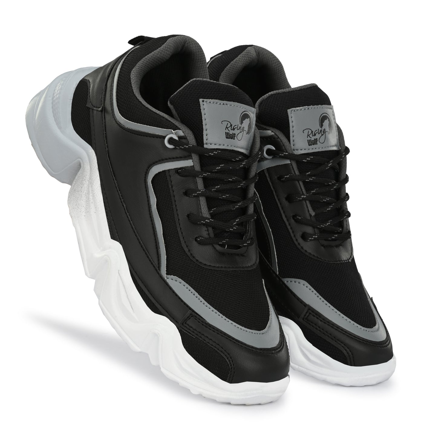 Rising Wolf  Premium Tech-Reflective Chunky Sneakers