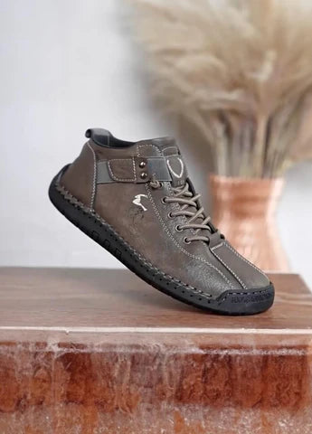 LDECK Vintage Hand-Stitched Leather Boots