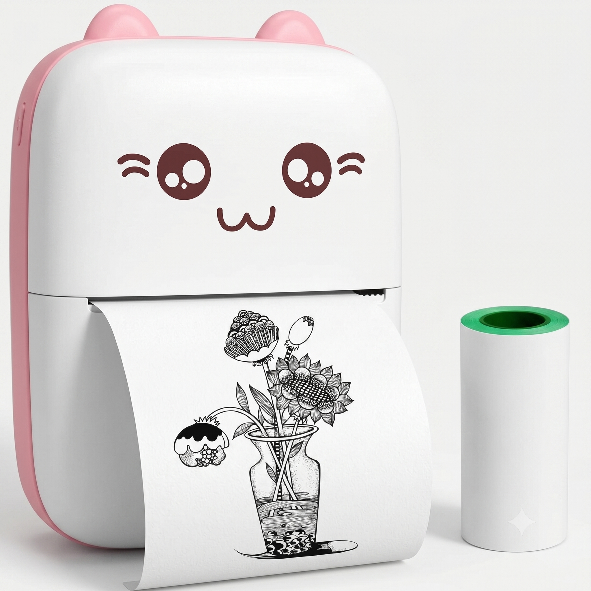 HillKart™ Portable Mini Pocket Printer (Inkless & Bluetooth)