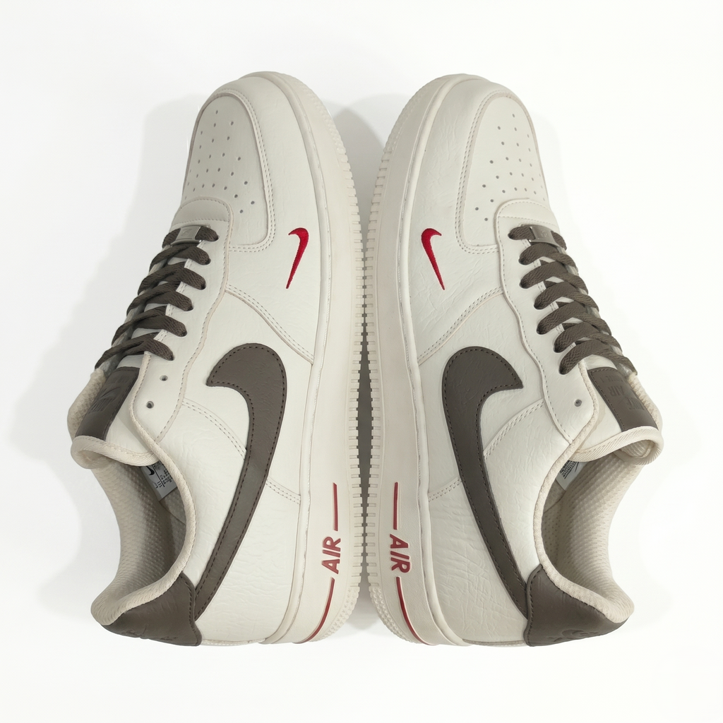 Nike Air Force 1 Low 'Sail Dark Mocha' (Mini Swoosh Edition)