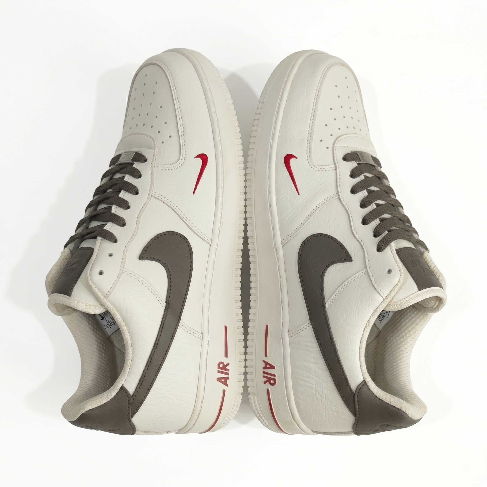 Nike Air Force 1 Low 'Sail Dark Mocha' (Mini Swoosh Edition)