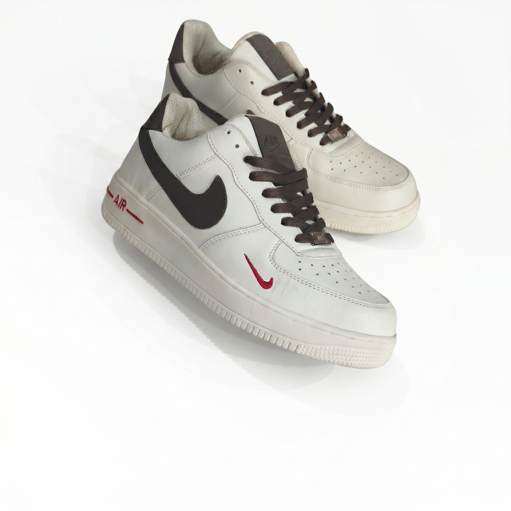 Nike Air Force 1 Low 'Sail Dark Mocha' (Mini Swoosh Edition)