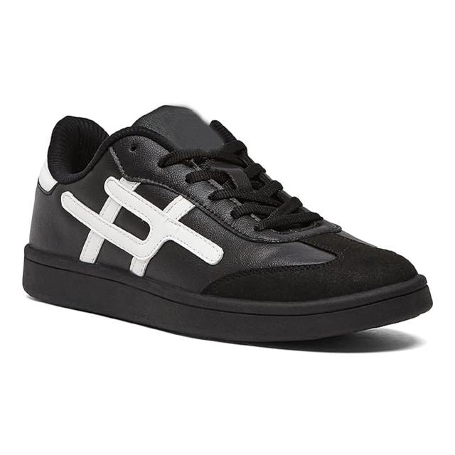 Premium Retro Court Terrace Sneakers (Stealth Black)