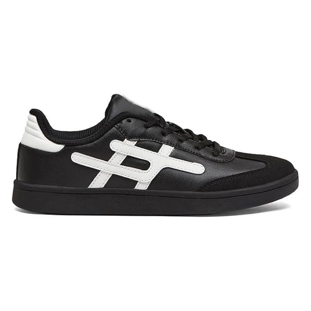 Premium Retro Court Terrace Sneakers (Stealth Black)