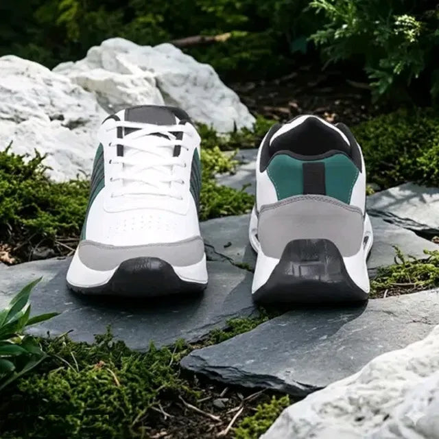 Premium Lightweight Fashion Casual Sneakers (Green / Grey)