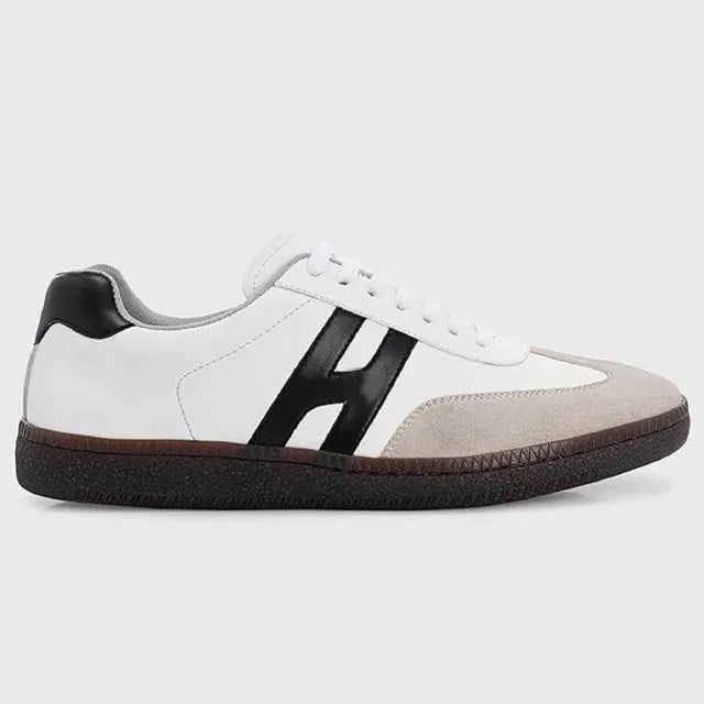 Heritage Court Terrace Sneakers (White / Black / Suede)
