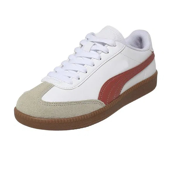 Palermo Premium Retro Terrace Sneakers (White / Terracotta)