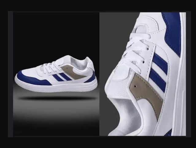 Premium Heritage Court Sneaker (Royal Blue)