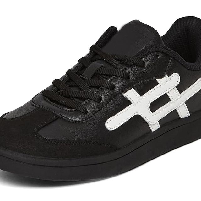 Premium Retro Court Terrace Sneakers (Stealth Black)