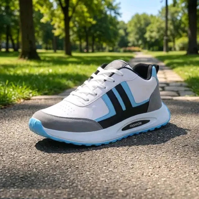 Premium Lightweight Fashion Casual Sneakers (Sky Blue / Grey)