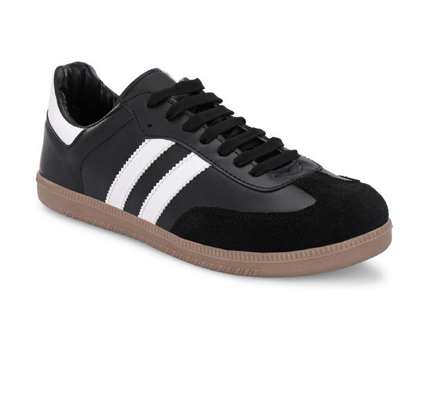 Premium Retro Terrace Court Sneakers (Stealth Black)