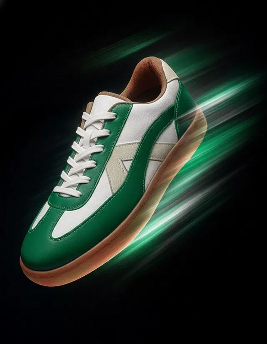 Retro Terrace Court Sneakers (Emerald Green)