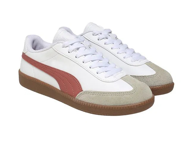 Palermo Premium Retro Terrace Sneakers (White / Terracotta)