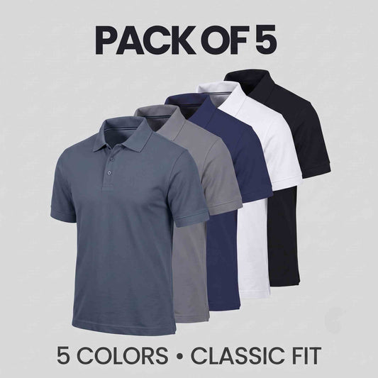 pack of 5 polo tshirt
