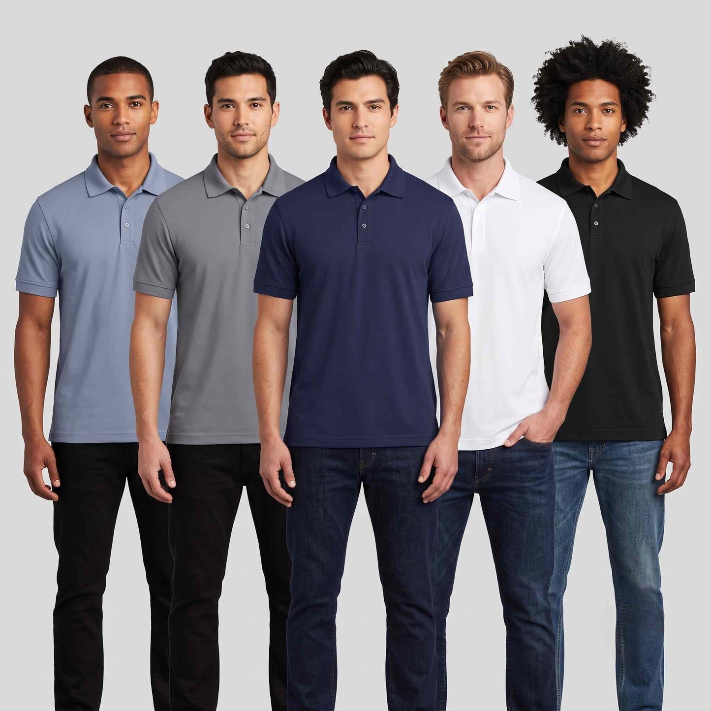 pack of 5 polo tshirt